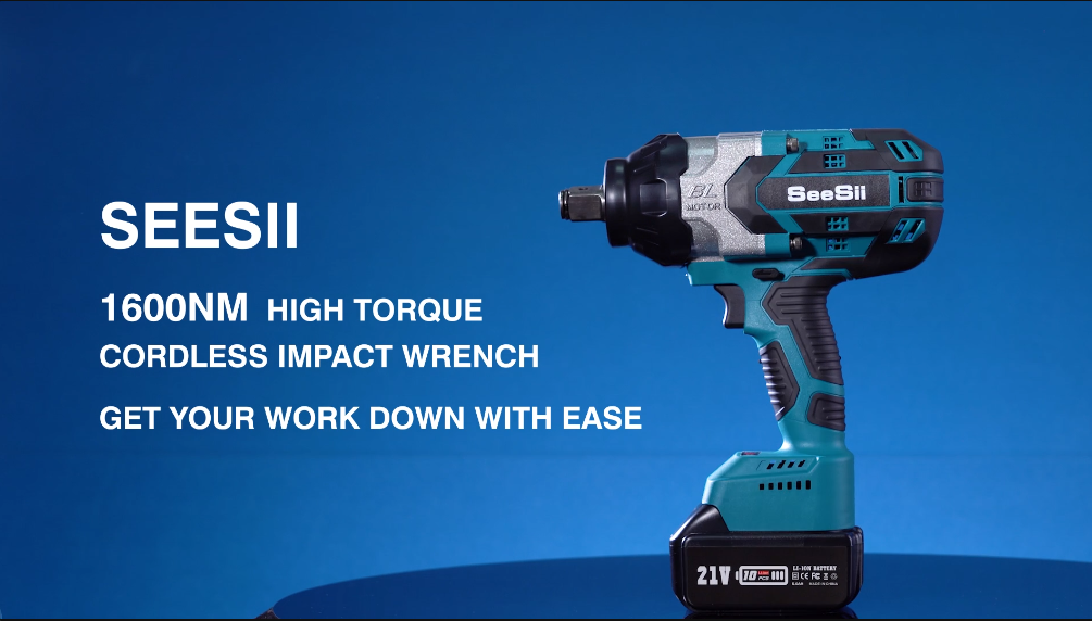 SEESII Impact Wrench 1180FT-LBS(1600N.m) 2200IPM 3/4 Impact Gun